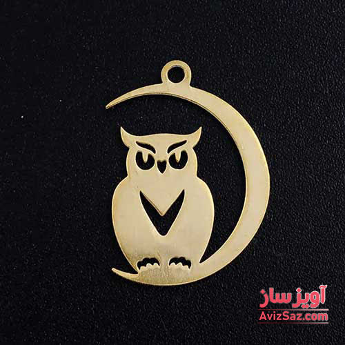 گردنبند جغد و ماه کد 101322