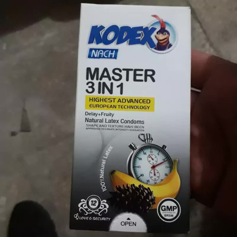 کاندوم مستر 3 در 1 (12 عددی)