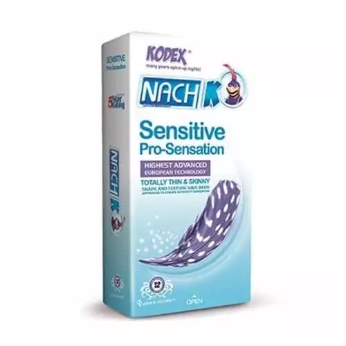 کاندوم کدکس مدل sensitive pro بسته 12 عددی(پس کرایه)