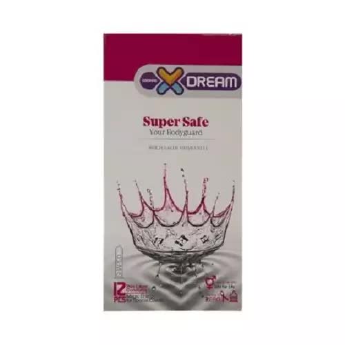 کاندوم ایکس دریم مدل Super safeبسته12عددی