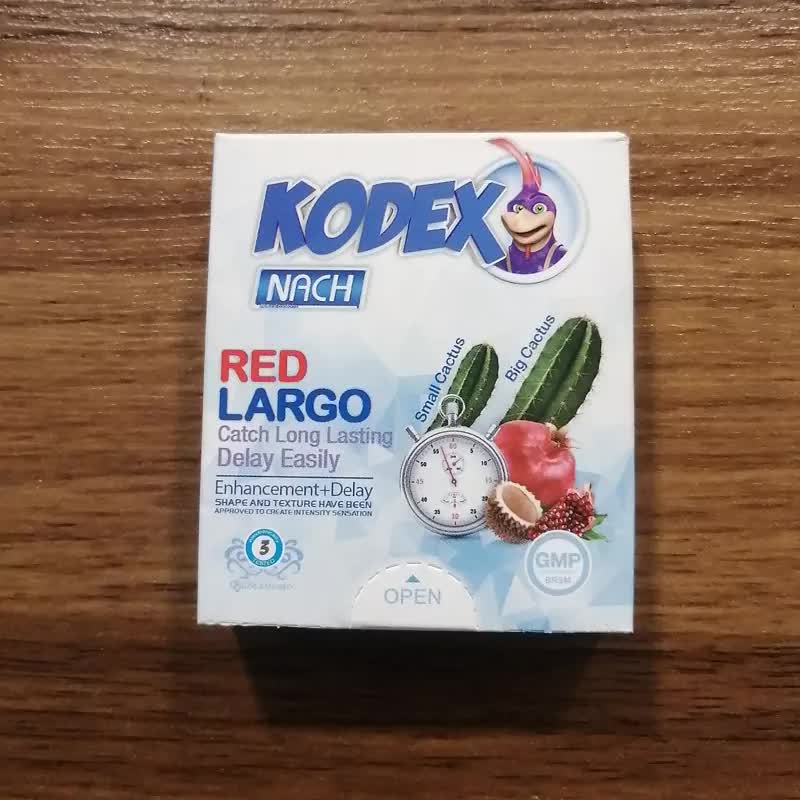 کاندوم کدکس سه تایی مدل ردلارگو Red Largo