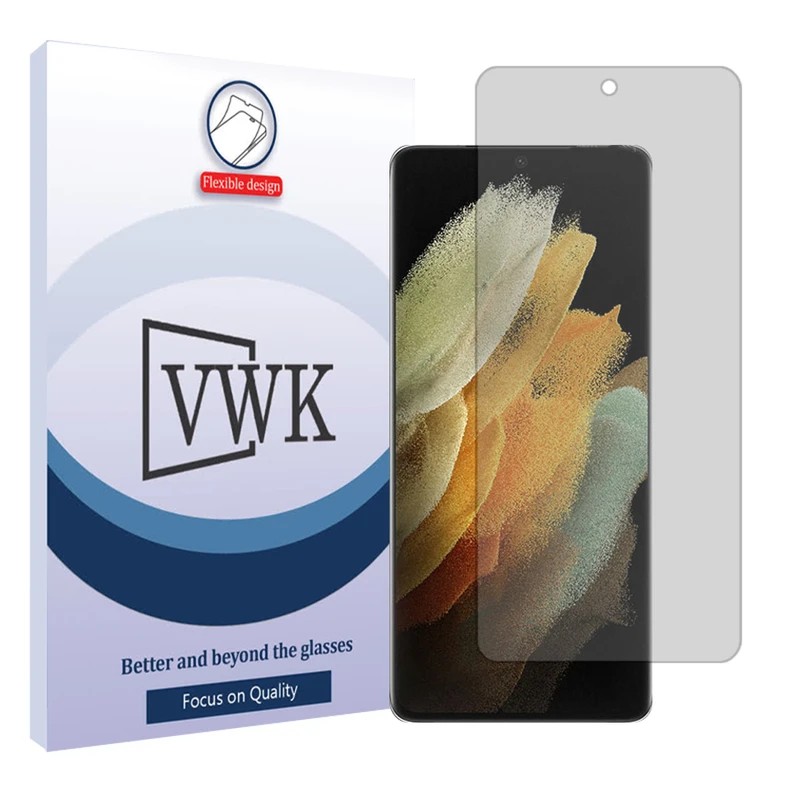 گلس شفاف سامسونگ Galaxy S21 Ultra 5G برند VWK