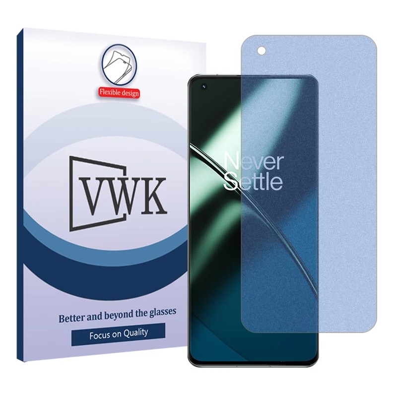گلس مات ضد اشعه آبی وان پلاس 11 برند VWK