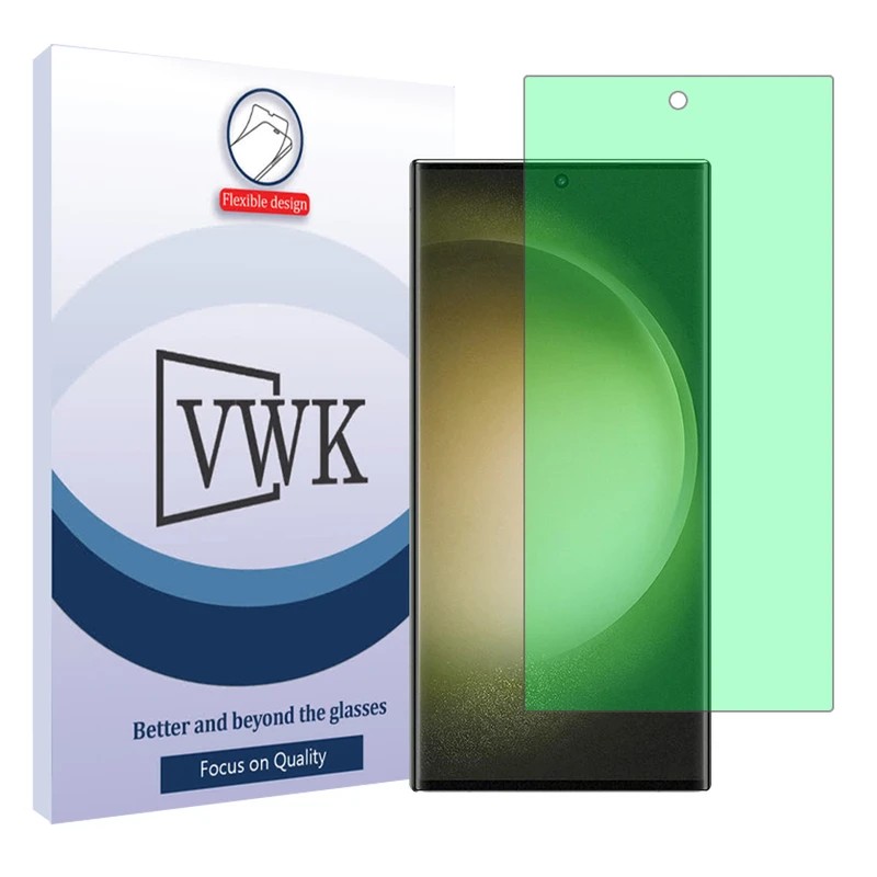 گلس گرین لایت سامسونگ Galaxy S23 Ultra برند VWK