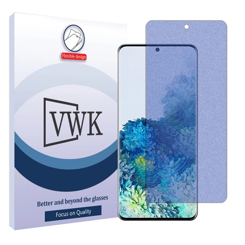 گلس مات ضد اشعه آبی سامسونگ Galaxy S20 Plus برند VWK