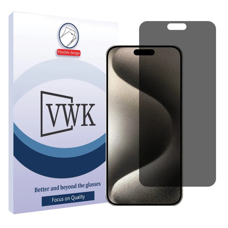 گلس حریم شخصی اپل iPhone 15 Pro Max برند VWK