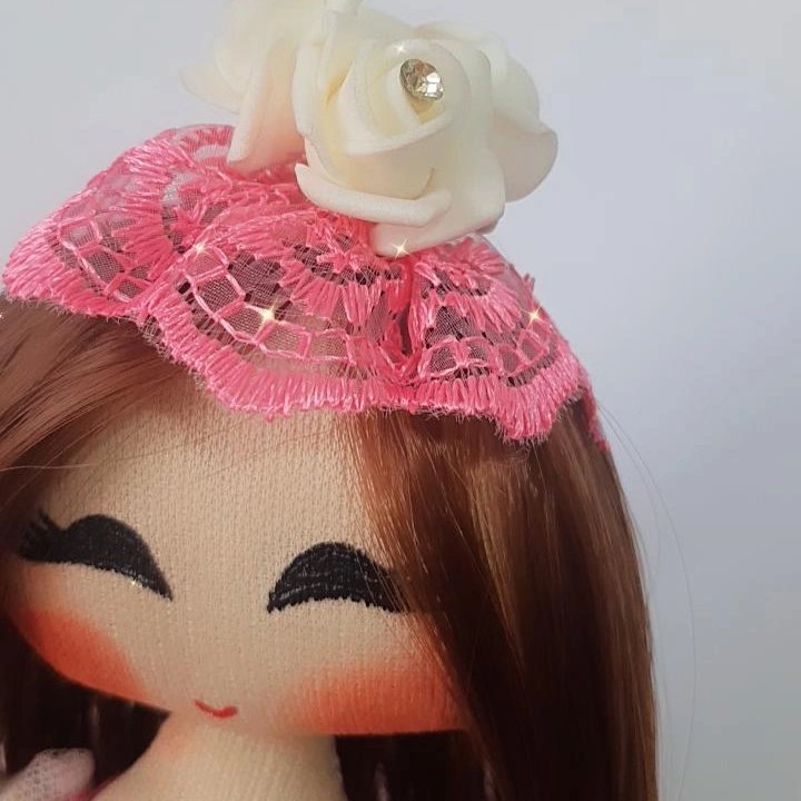 عروسک تیلدا صورتی