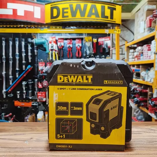 تراز لیـزری خطی 5 نقطه DW0851-XJ دیوالت DeWALT