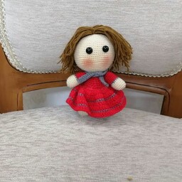عروسک بافتنی دختر روسی 17 سانتی قابل سفارش با رنگبندی دلخواه شما 