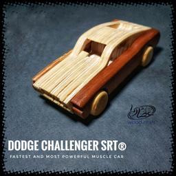 ماشین چوبی مدل دوج چلنجر