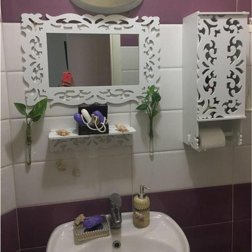 آینه باکس سرویس بهداشتی خونه خاص طرح شمشاد