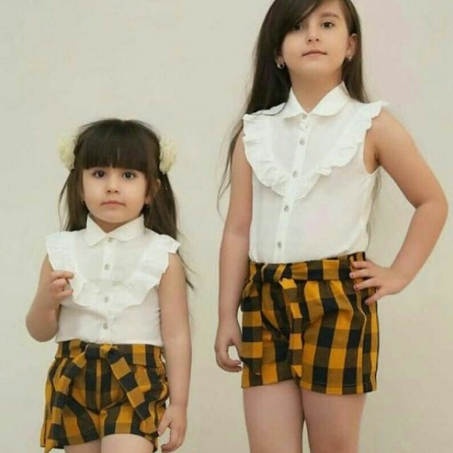 لباس ست دخترانه ( 2 تا 6 سال ) برند ستاره وفس