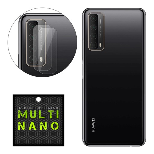 محافظ لنز دوربین مولتی نانو مدل Pro مناسب برای گوشی موبایل هوآوی P Smart 2021 بسته دو عددی