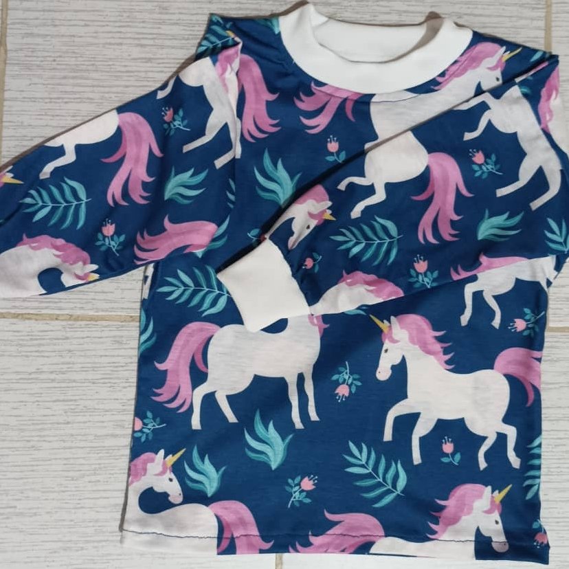 بلوز شلوار آستین بلند بچگانه 