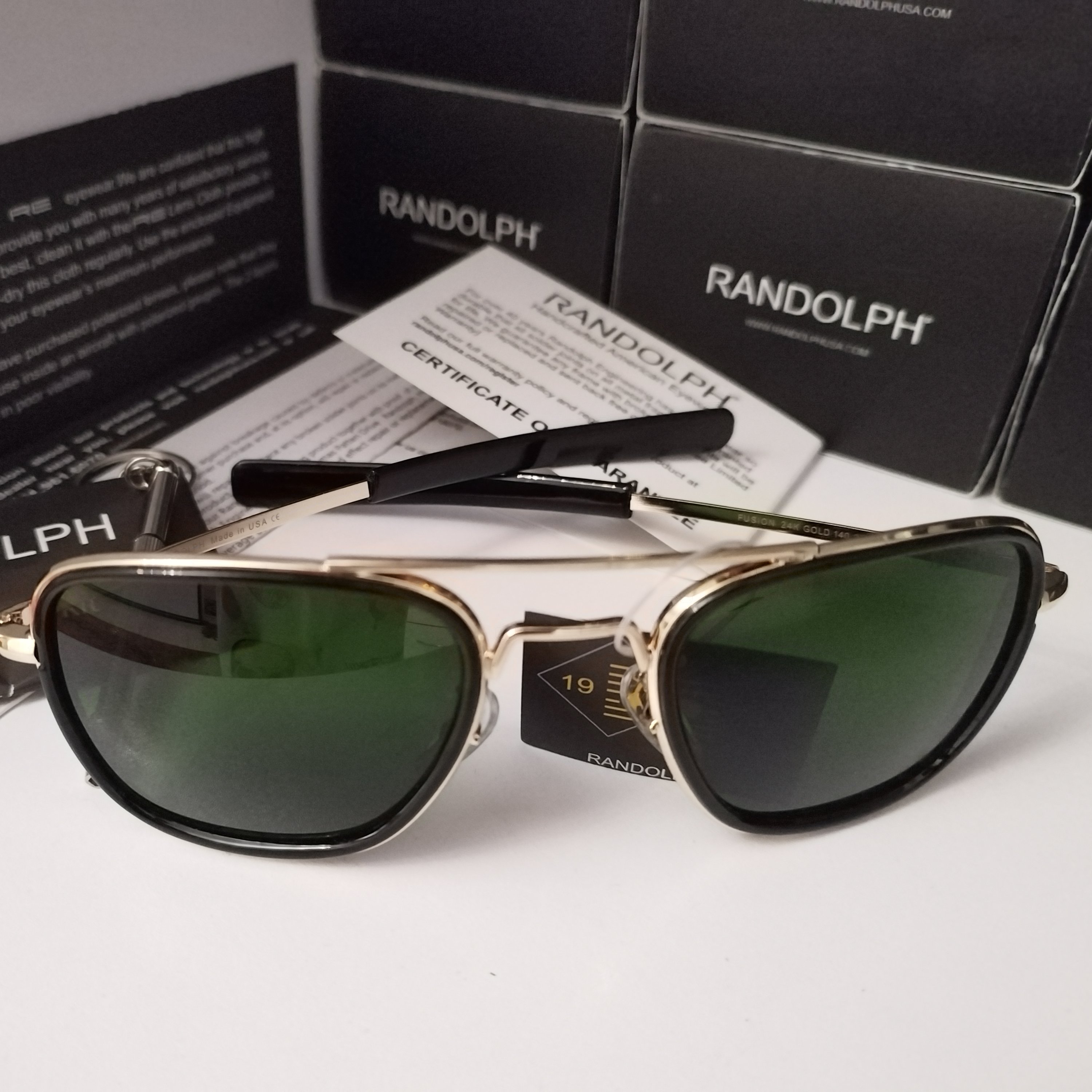 عینک امریکایی راندولف فیوژن Randolph fusionمناسب بانوان و اقایان رندولف