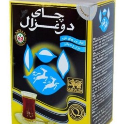 چای دو غزال عطری شیر نشان اصل 500 گرمی