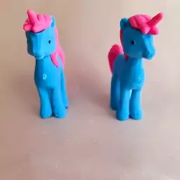 🦄پاکن فانتزی طرح تک شاخ آبی نیلوفرانه🦄