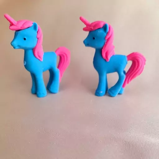 🦄پاکن فانتزی طرح تک شاخ آبی نیلوفرانه🦄