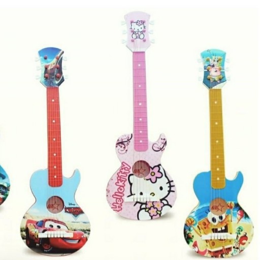 گیتار اسباب بازی
جنس سیم مرغوب سایز کوچک و بزرگ طرح های مختلف با سلیقه کودکان
