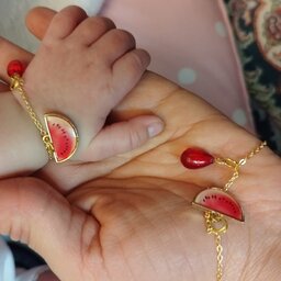 ست دستبند نوزادی  دخترانه مدلهای مختلف  مادر و دختر  شب یلدا