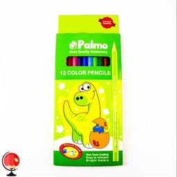 مداد رنگی پالمو 12 رنگ طرح دایناسور  جعبه مقوایی کد1363