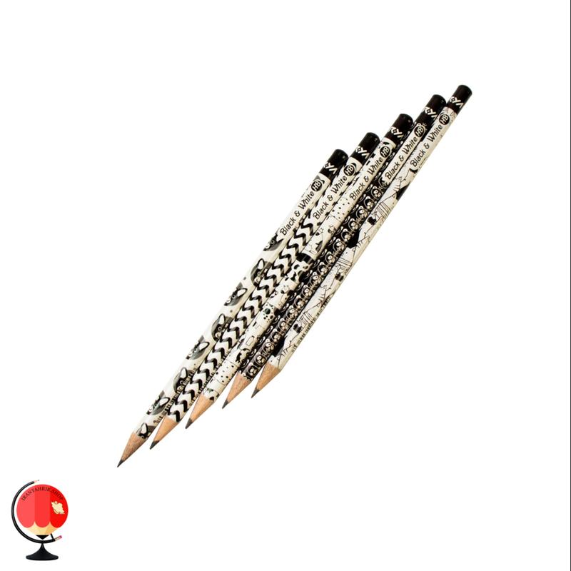 مداد مشکی آریا طرح سیاه سفید کد1274