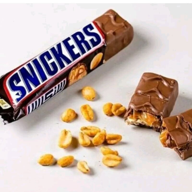 شکلات اسنیکرز  Snickers با مغز بادام وزن 50 گرم

