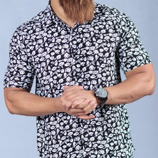 پیراهن هاوایی قواره بزرگ