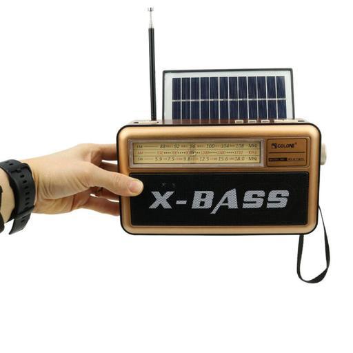 رادیو اسپیکر بلوتوثی رم و فلش خور خورشیدی Golon RX-BT168S