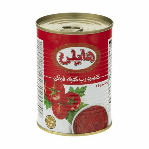 رب گوجه فرنگی هایلی_400 گرمی_آسان بازشو_پاستوریزه و درجه یک