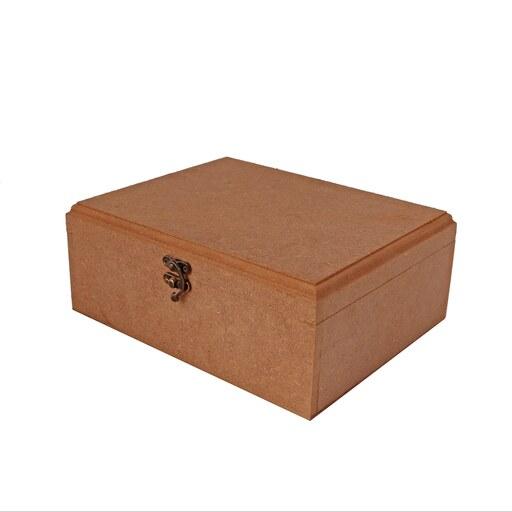 جعبه چوبی 25در15در 10 لولایی ساده(بدون مقسم)