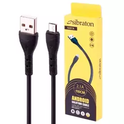 کابل شارژ میکرو سیبراتون 110 سانتی مدل Sibraton S207A