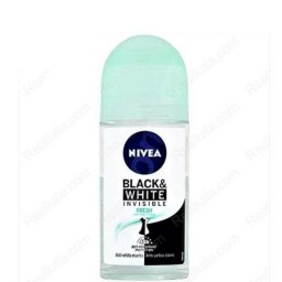 مام رول ضد تعریق زنانه نیوا بلک اند وایت فرش آنتی باکتریال Nivea Black & White Fresh Antibacterial Roll On Deodorant