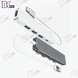 هاب 4 پورت USB 3.0 گیره دار فلزی مدل ADS-301A