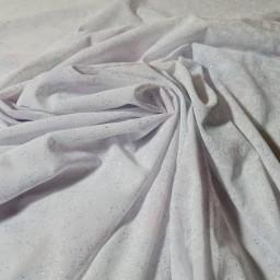 پارچه حریر چادری عروس سفید اکلیل رنگی نرم و لطیف بدون ابرفت و چروکی حالت ایستایی مناسب عرض 110 ساخت اندونزی