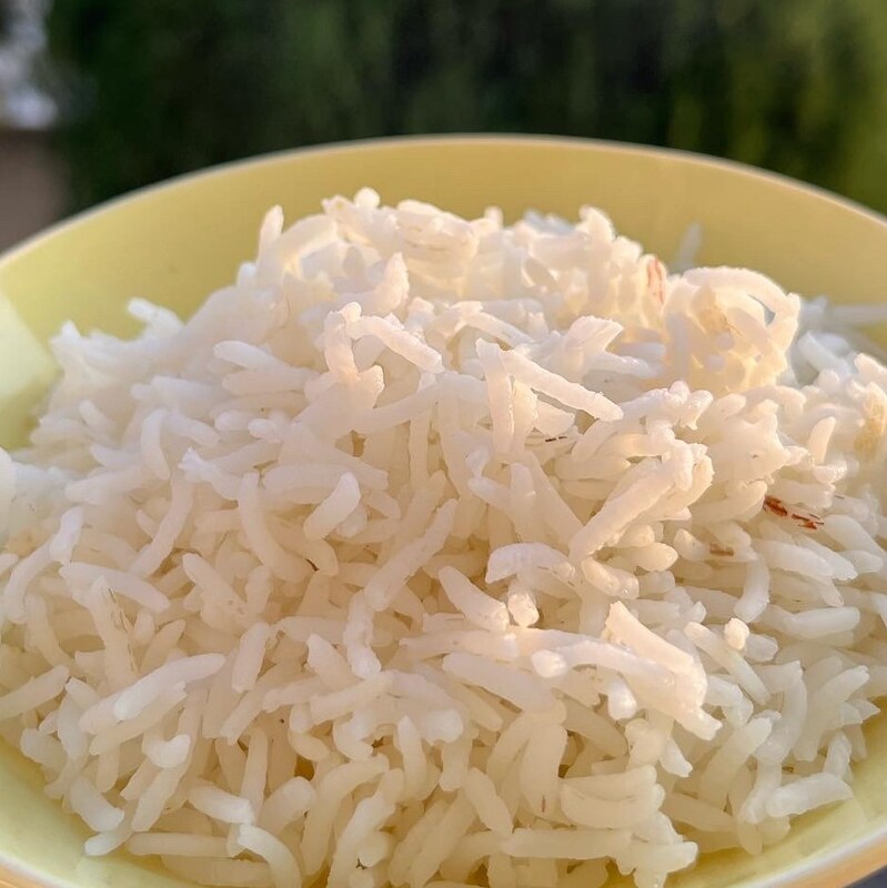 برنج کشت دوم طارم هاشمی خالص سفارشی  دمکده 10 کیلویی ارسال رایگان به سراسر کشور