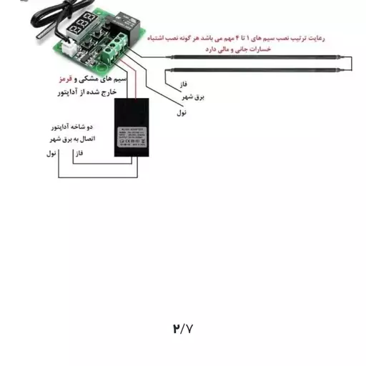 ترموستات کنترلر دما