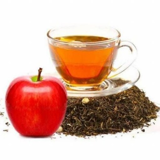 چای به سیب با رایحه گل محمدی