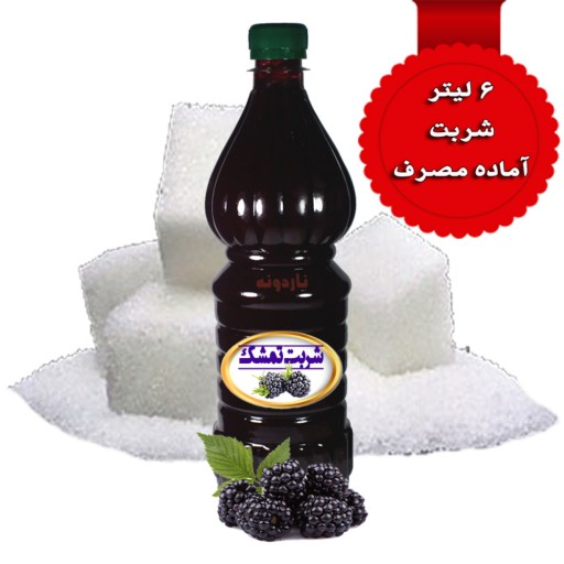 شربت تمشک جنگلی غلیظ 350 گرمی