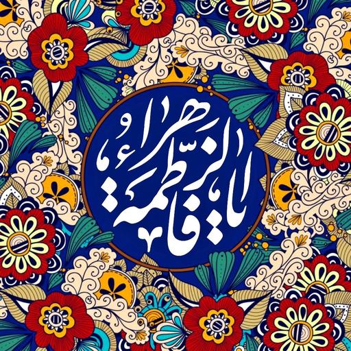 تابلو کاشی فاطمه الزهرا سلام الله علیه وآله