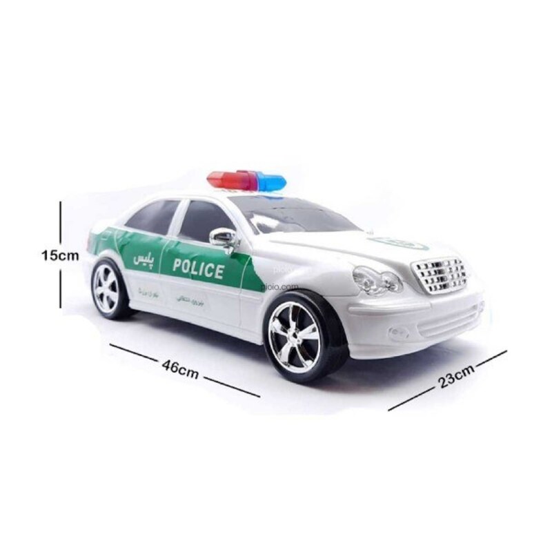 اسباب بازی ماشین بنز پلیس تیراژه (آبی و سبز)