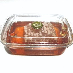 عسل موم دار طبیعی شهمار(دوعدد ظرف 250گرمی)
