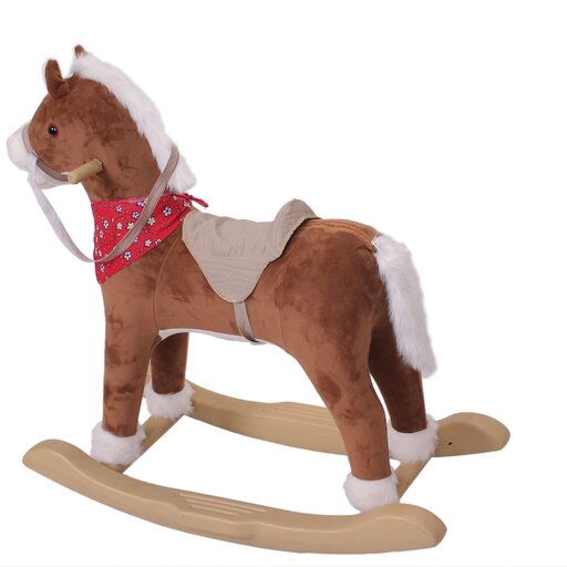 عروسک اسب گهواره موزیکال دارای صدای شیه اسب و  صدای اواز  و موسیقی