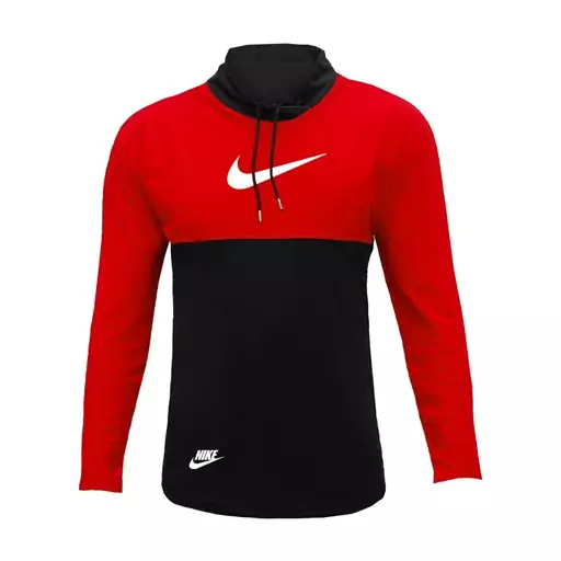 تیشرت آستین بلند مردانه طرح nike big مدل b 8907