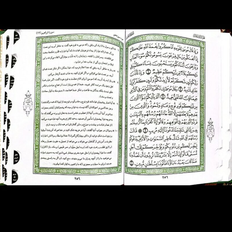 قرآن کریم ، ترجمه مقابل الهی قمشه ای
اندیکس دار،
1208صفحه
چاپ اسوه