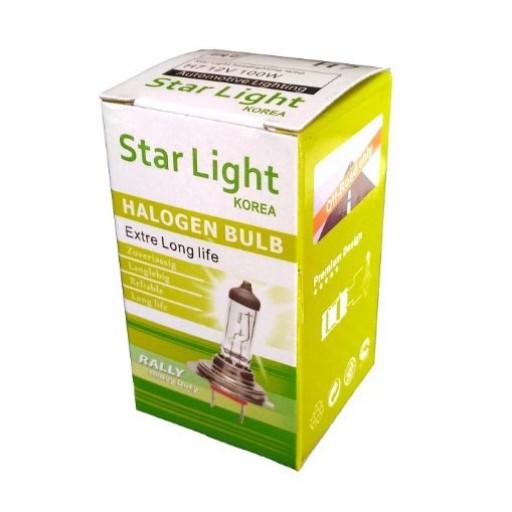 لامپ هالوژن پرشیایی اچ 7 دو فیش استار لایت لایت پلاس یا لیتچ  12 ولت starlight تکی