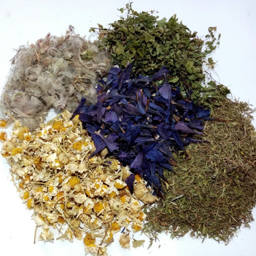 پک دمنوش های گیاهی ( گل گاوزبان، بابونه، پونه کوهی، آویشن و چای کوهی) 250 گرمی