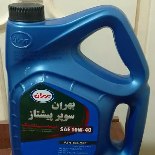 روغن موتور بهران سوپر پیشتاز 10w40 چهار لیتری