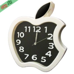 ساعت رومیزی زنگدار طرح اپل سایز توسط رنگ مشکی