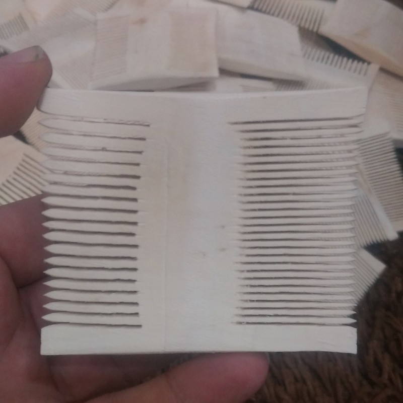 شانه چوبی سنتی دست ساز 3عددی